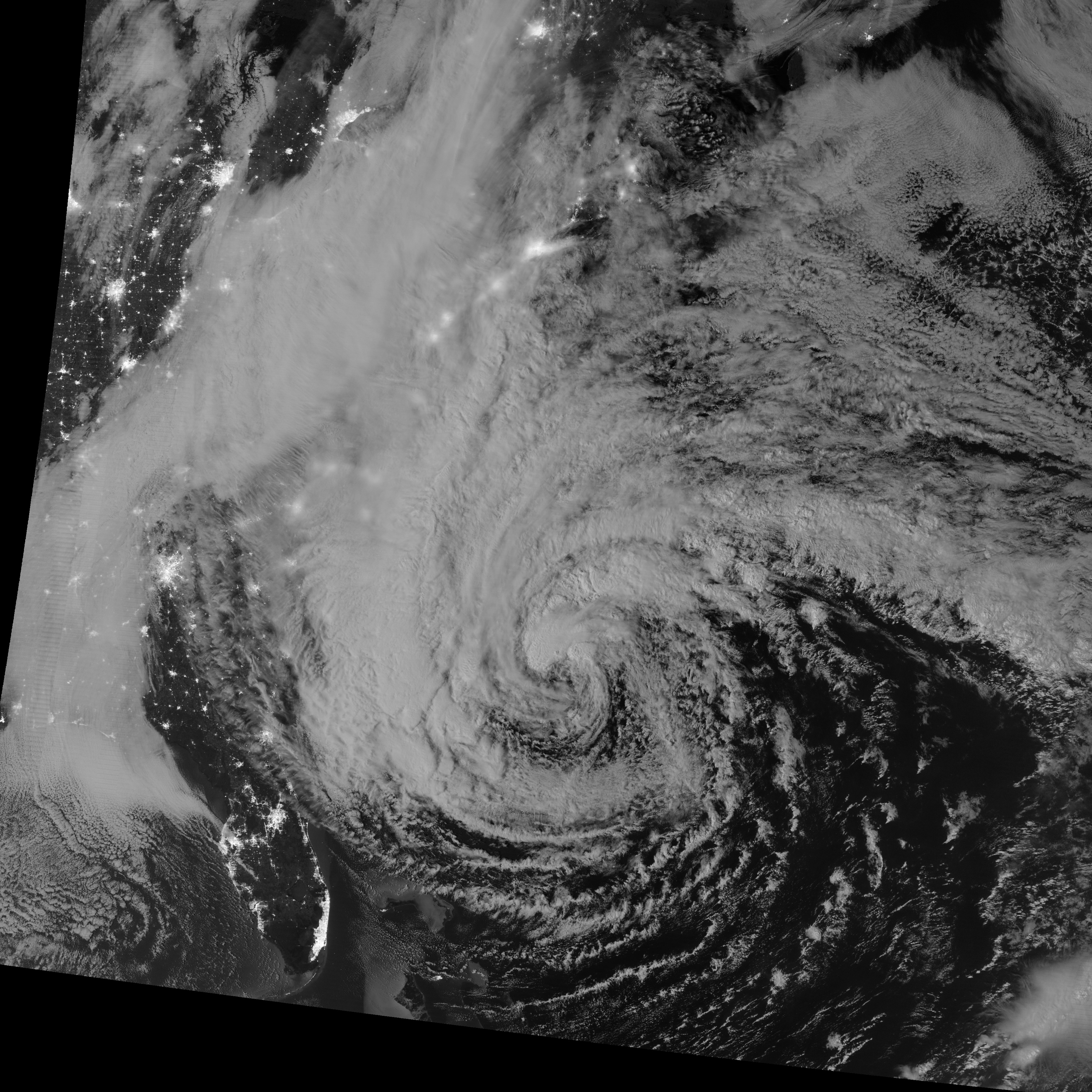Sandy 8 hours before landfall 29 Oct 2012